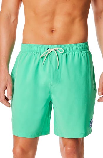 Life Is Good Jake Solid Boardshorts In Modern Mint