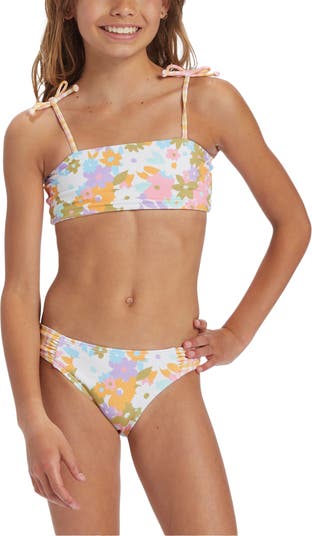 Billabong Kids' Kissed the Sun Reversible Two-Piece Swimsuit