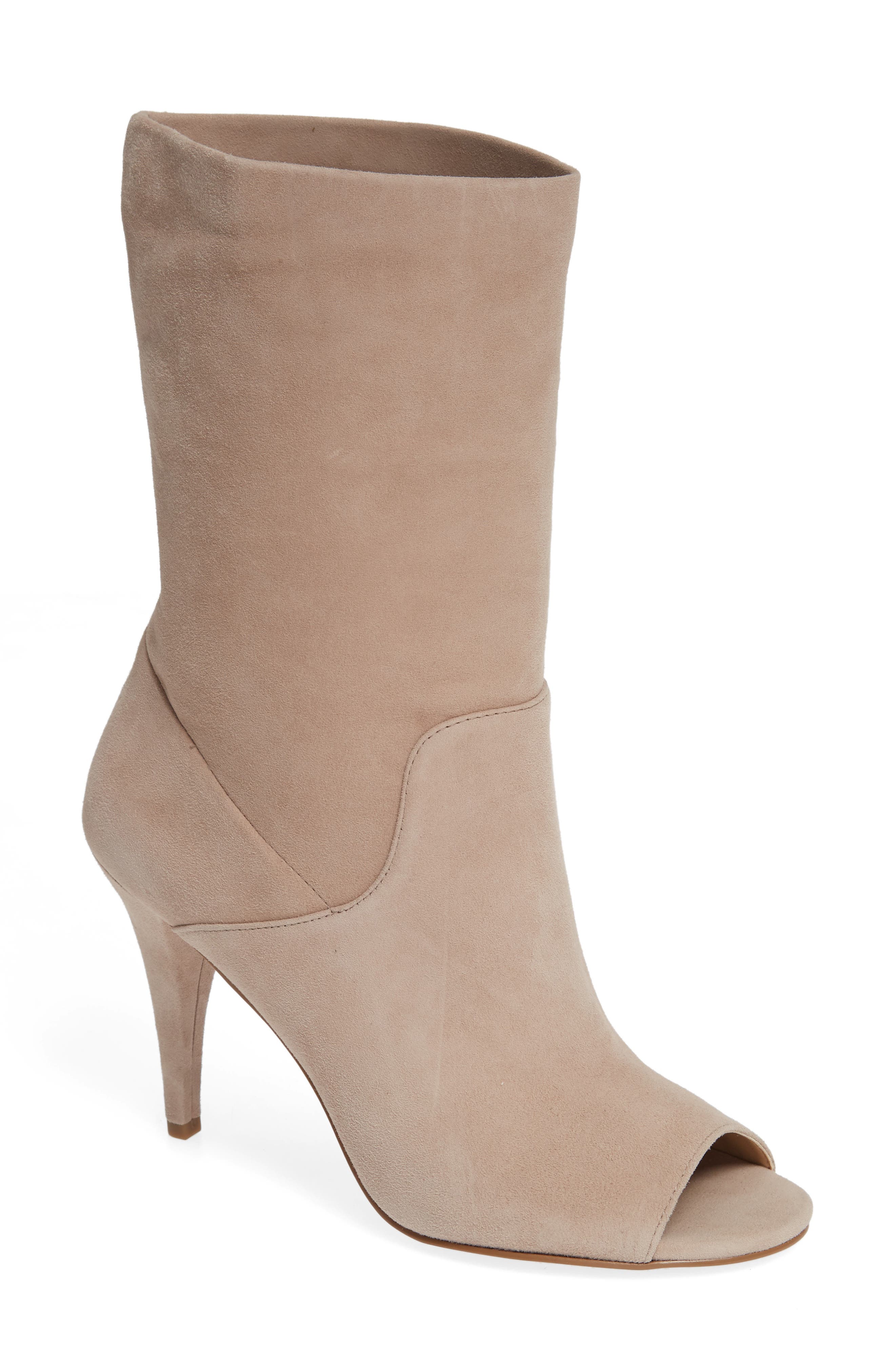 michael kors elaine suede bootie