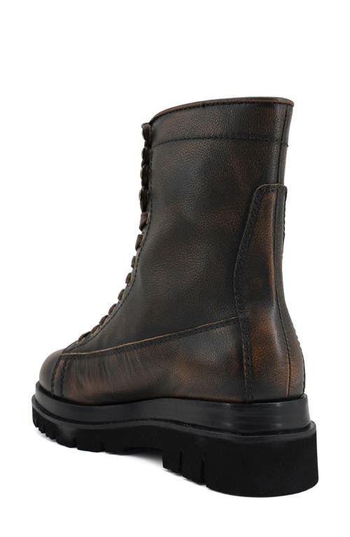 Zigi Artisan Eleanor Platform Bootie In Brown Leather