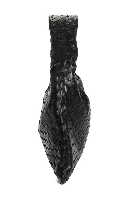 BOTTEGA VENETA BOTTEGA VENETA SMALL HOP INTRECCIATO LEATHER HOBO BAG