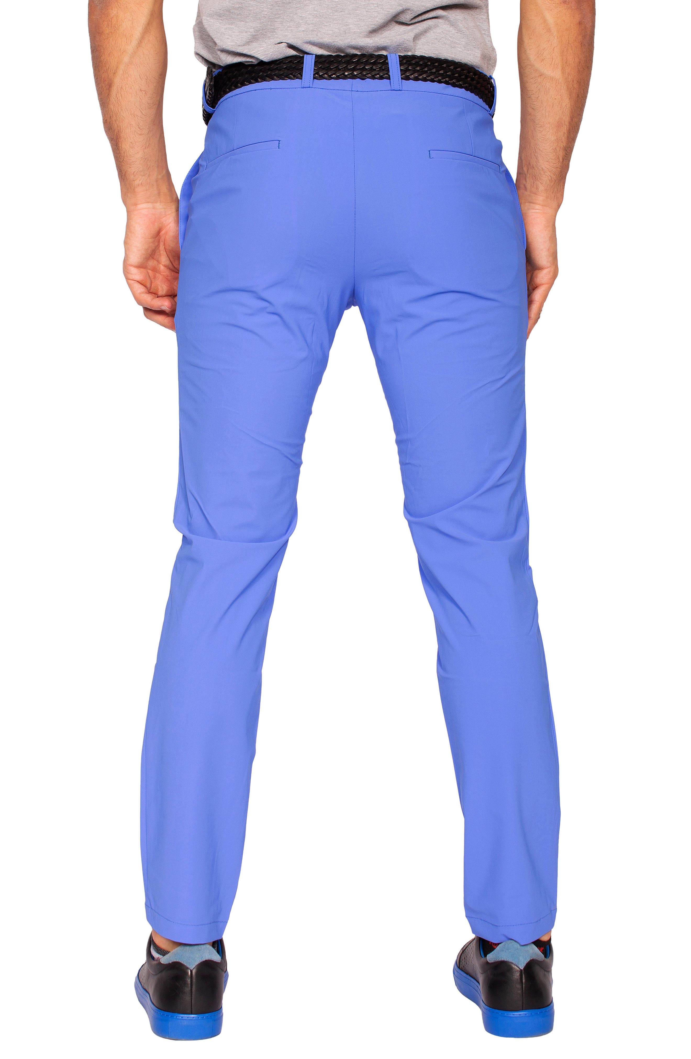 mens electric blue chinos