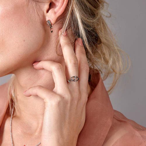 Lucy Quartermaine Q Ring In Sterling Silver