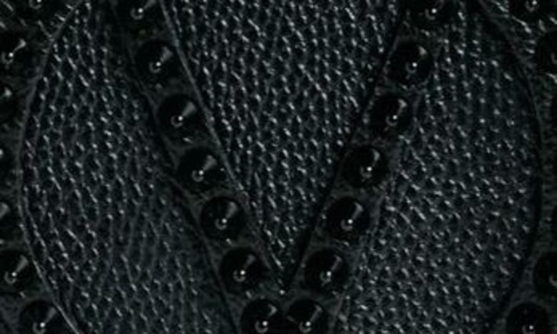 Shop Valentino By Mario Valentino Soho Rock Leather Tote Bag In Black