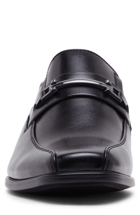 Shop Madden Wexton Bit Loafer In Black Leather Pu