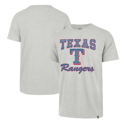 Men's '47 Heather Gray Texas Rangers Sandy Daze Franklin T-Shirt