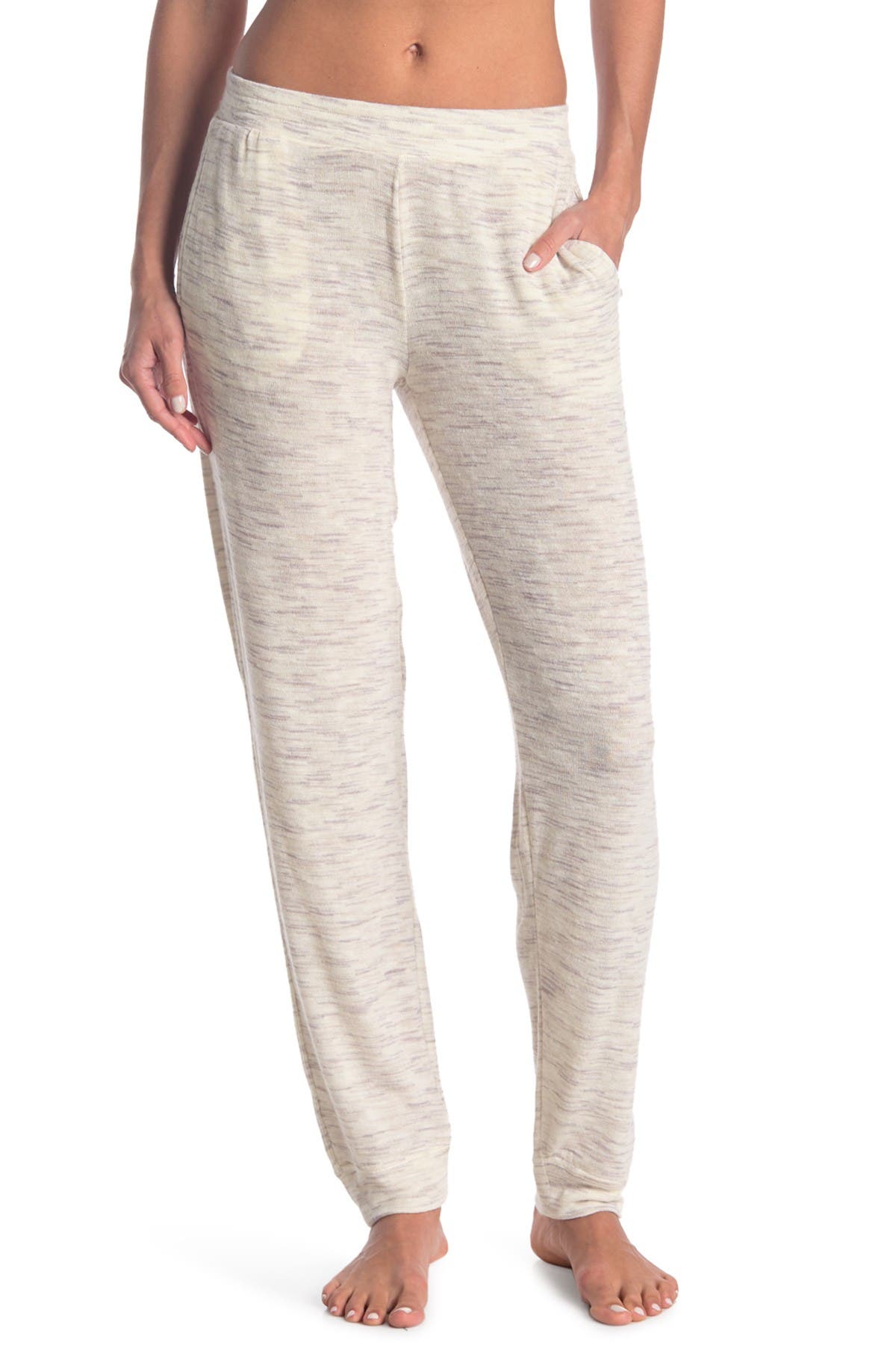 HUE | Space Dye Knit Cuffed Pajama Pants | Nordstrom Rack