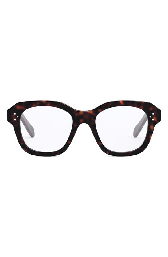 CELINE CELINE BOLD 3 DOTS 50MM BUTTERFLY OPTICAL GLASSES