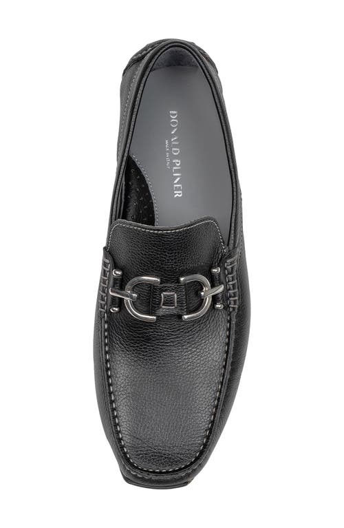 Shop Donald Pliner Driving Loafer In Black