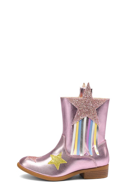 Dream Pairs Kids' Western Boot In Pink