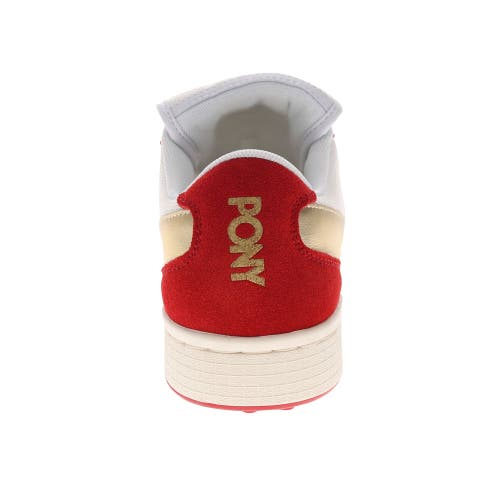 Shop Pony Linebacker Archive Sneakers In White/red