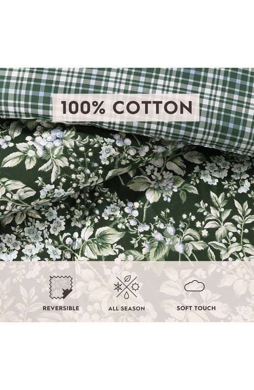 Laura Ashley Bramble Quilt & Sham Set In Forest Green