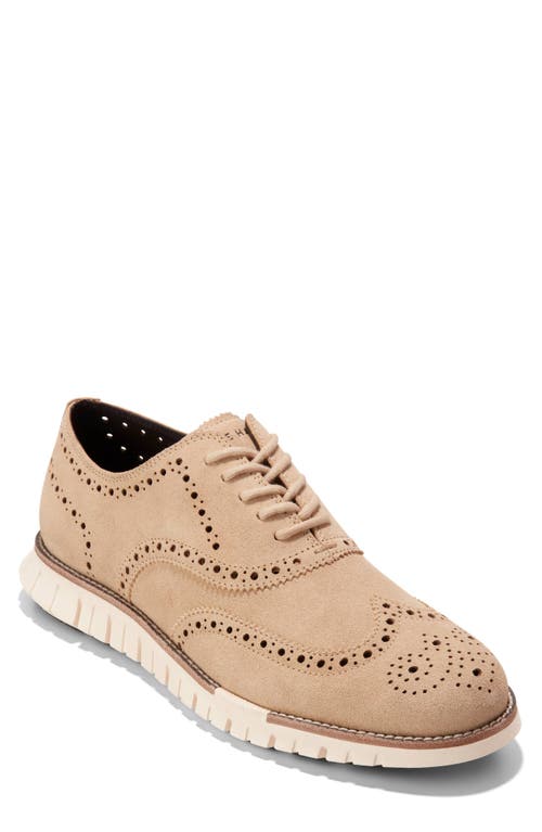 Cole Haan Zerogrand Remastered Wingtip Oxford In Brown