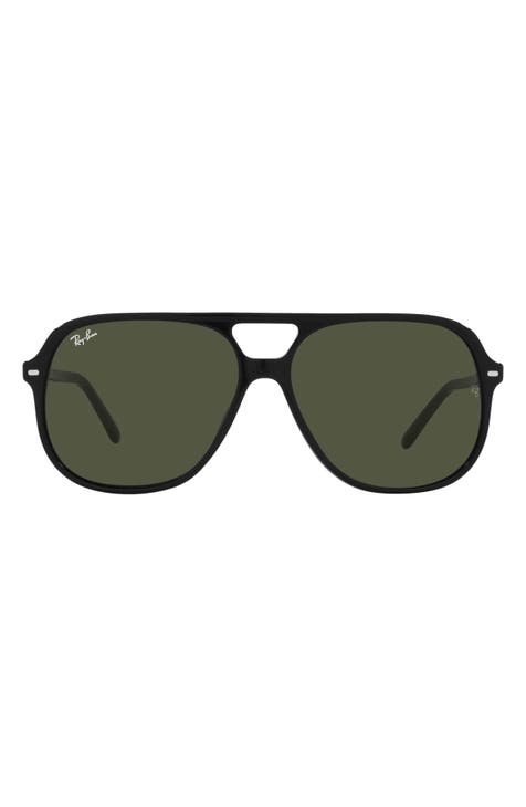 56mm Polarized Square Sunglasses