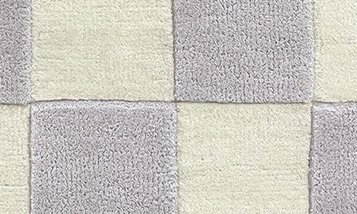 MAISON DEUX MAISON DEUX CHECKERBOARD WOOL RUG 