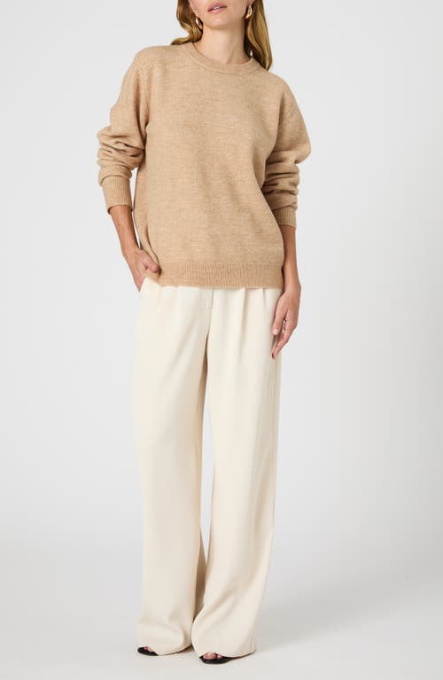 Shop French Connection Kesia Crewneck Sweater In Camel