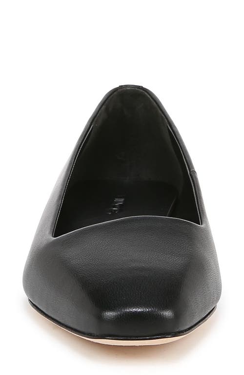 Vince Brodi-b Leather Skimmer In Black