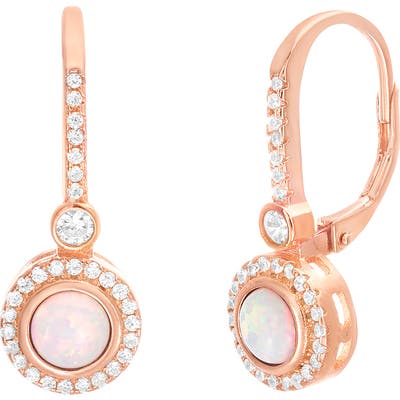 Lesa Michele Halo Drop Earrings