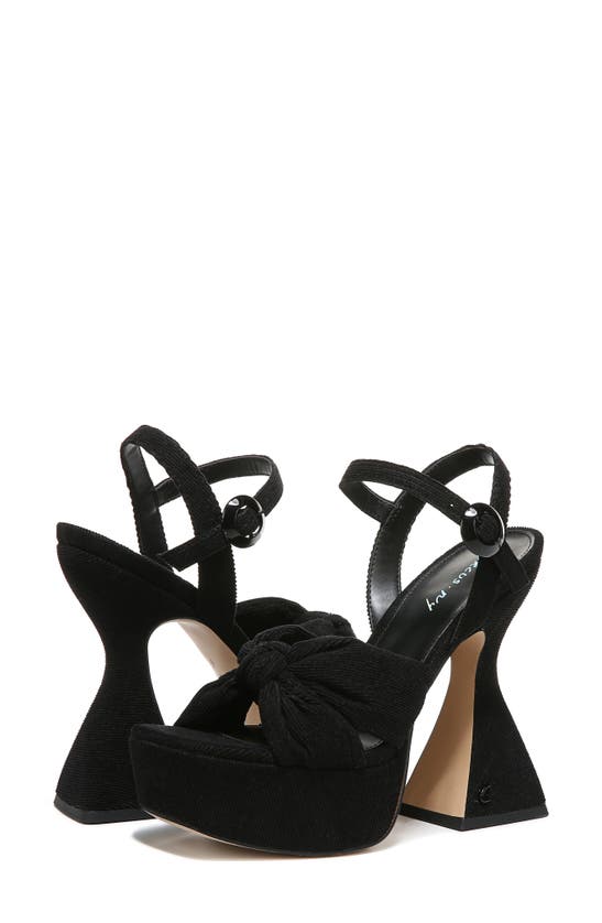 Circus Ny Audrea Platform Sandal In Black Corduroy