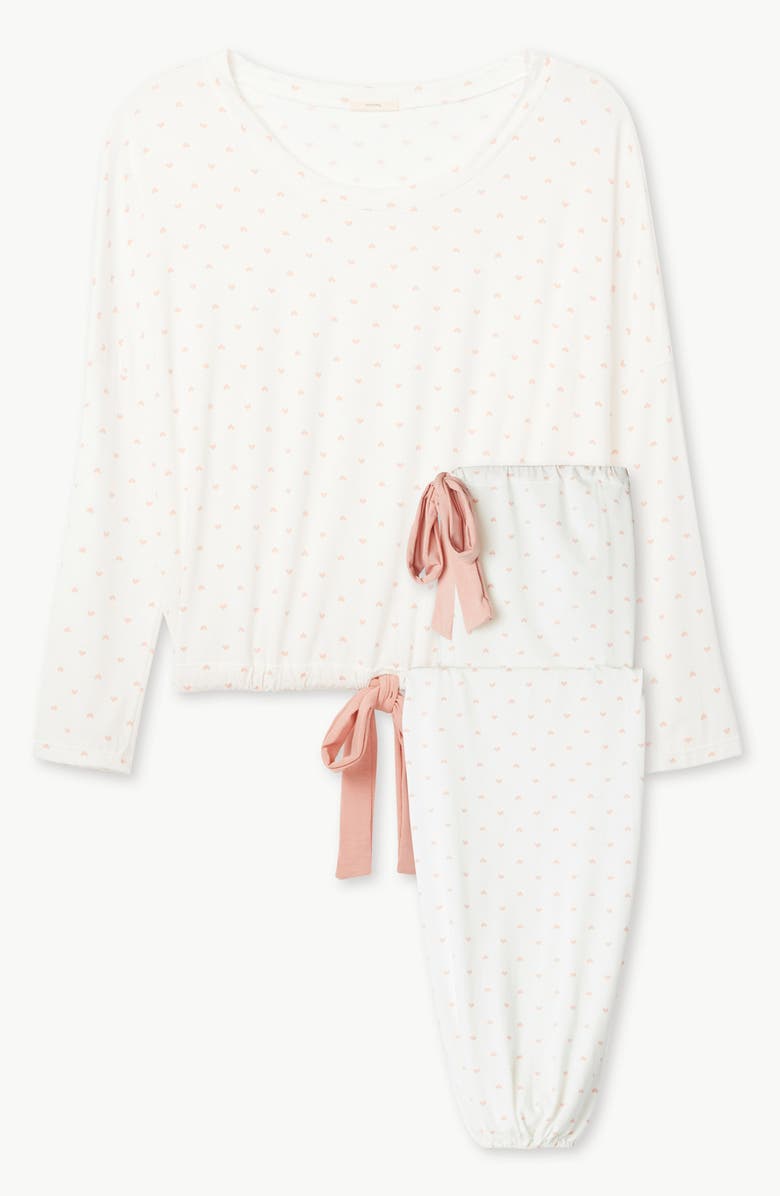 Eberjey Giselle Slouchy Pajamas, Alternate, color, 