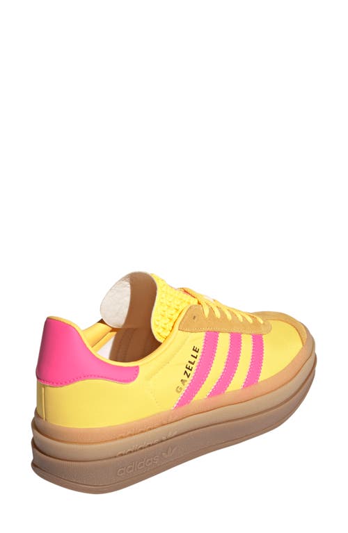 Shop Adidas Originals Adidas Gazelle Bold Platform Sneaker In Spark/lucid Pink/spark