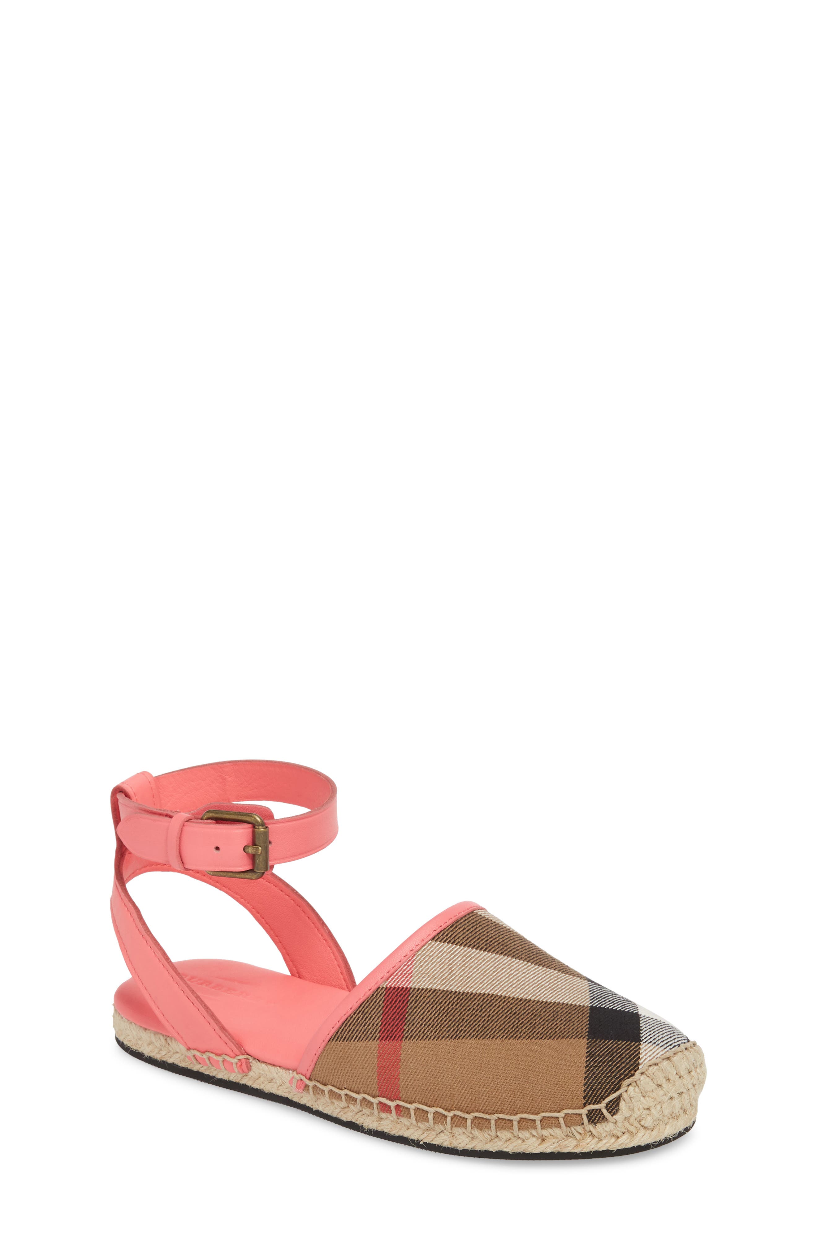 burberry sandals kids pink