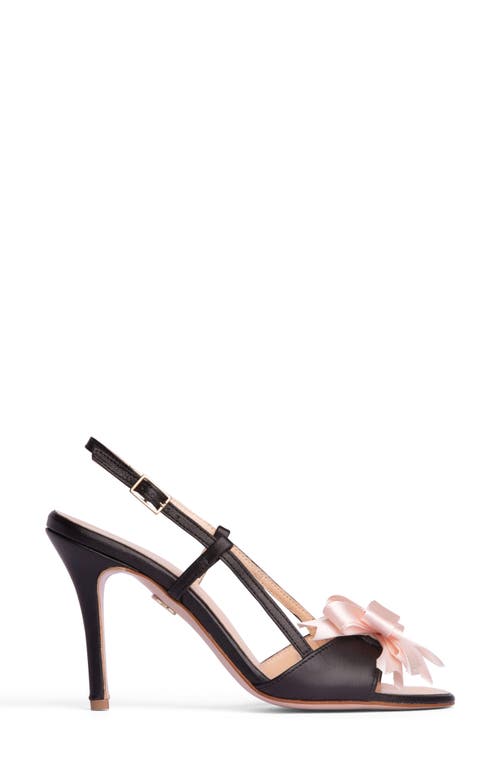 Shop Beautiisoles Maria Slingback Sandal In Black