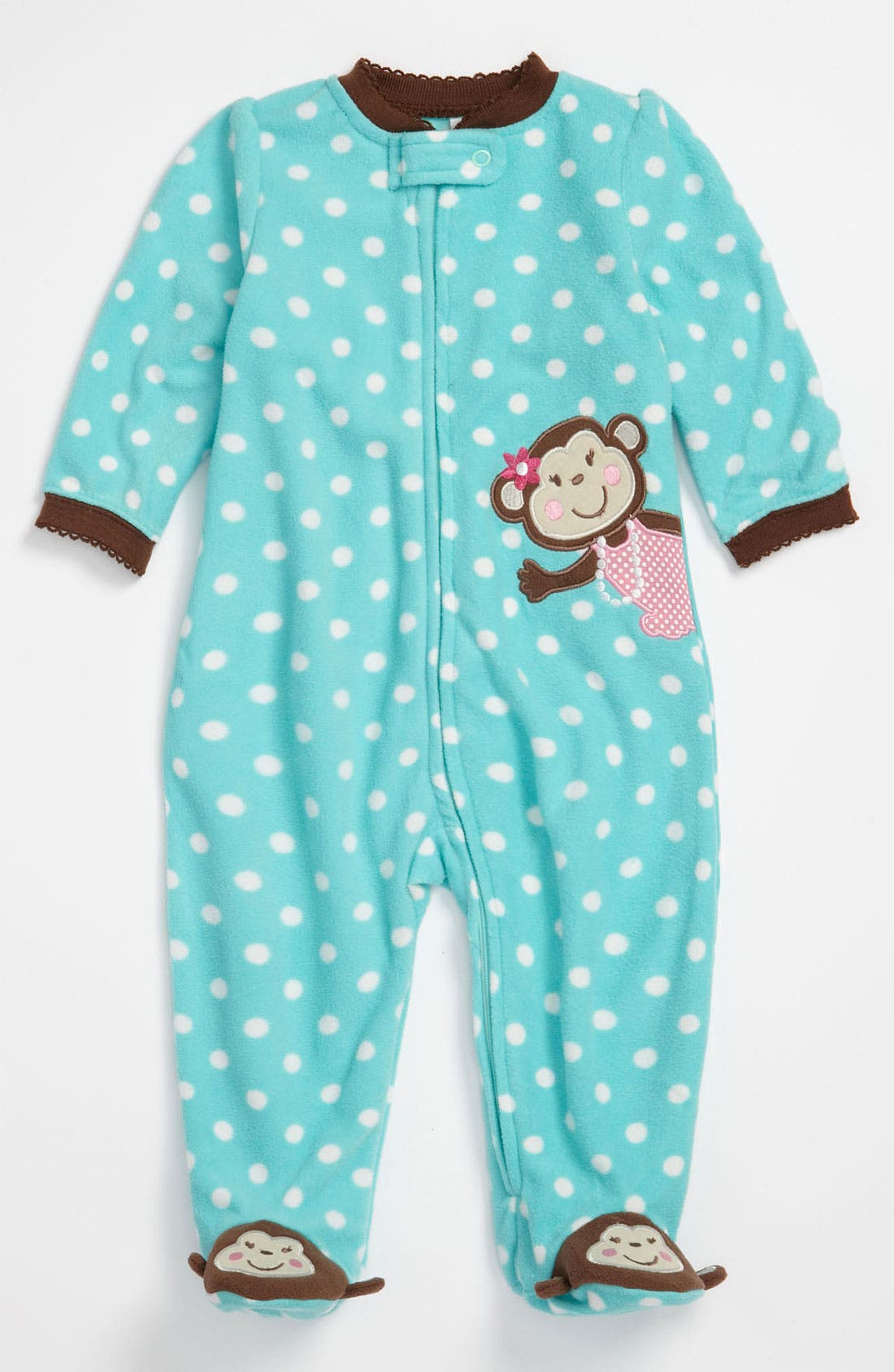 Little Me Fleece Footie (Infant) Nordstrom