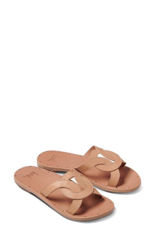 Shop Beek Batis Slide Sandal In Honey/honey