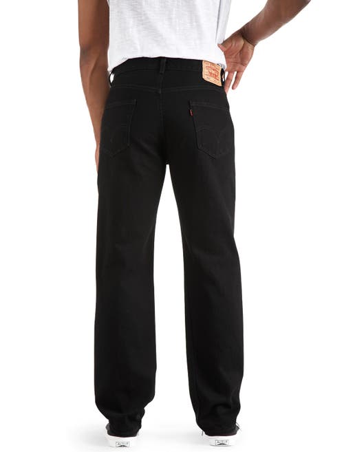 Shop Levi's Relaxed-fit 550 Jeans In Black