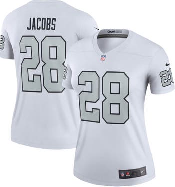 Youth Nike Josh Jacobs White Las Vegas Raiders Color Rush Game Jersey