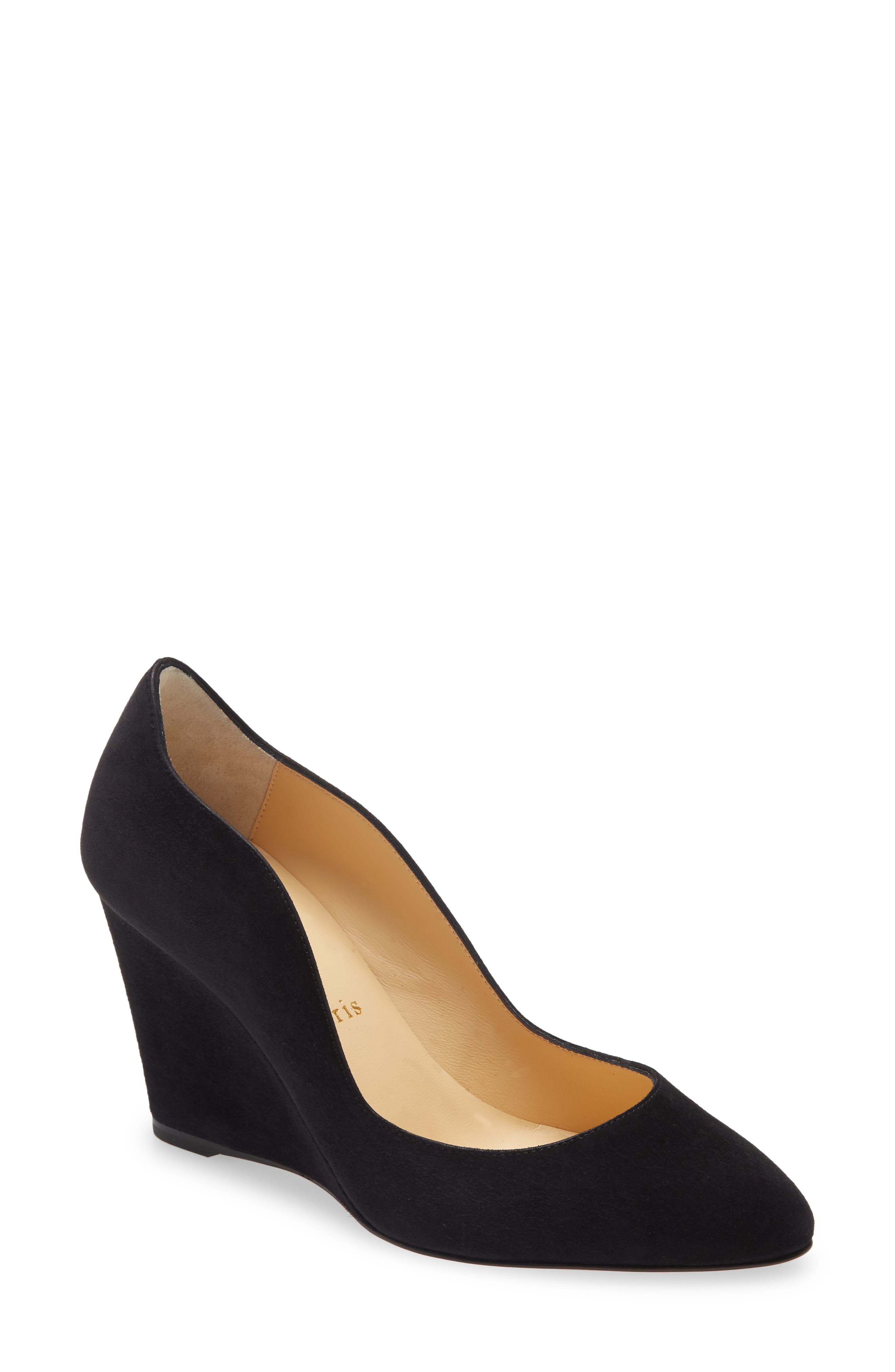 louboutin wedge pumps