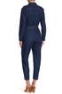 Thumbnail image number 2 of 7 For All Mankind Front Button Waist Tie Denim Jumpsuit