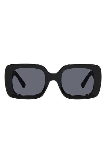 Kurt Geiger London 51mm Rectangle Sunglasses In Black