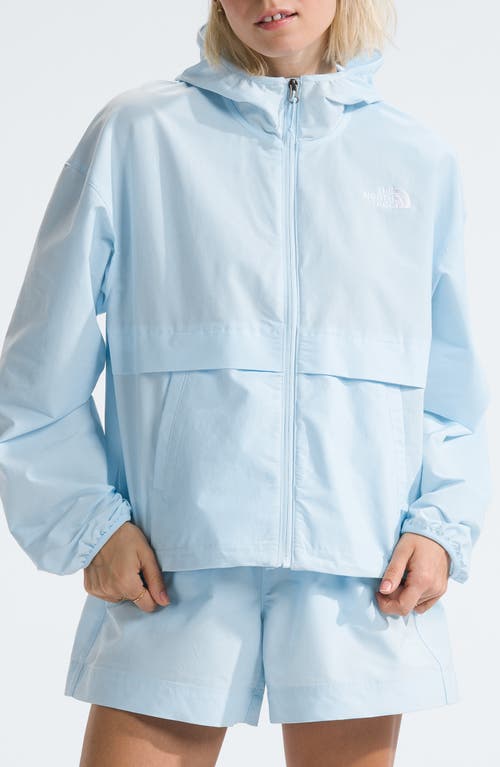 The North Face TNF Easy Wind Full Zip Jacket Barely Blue at Nordstrom,