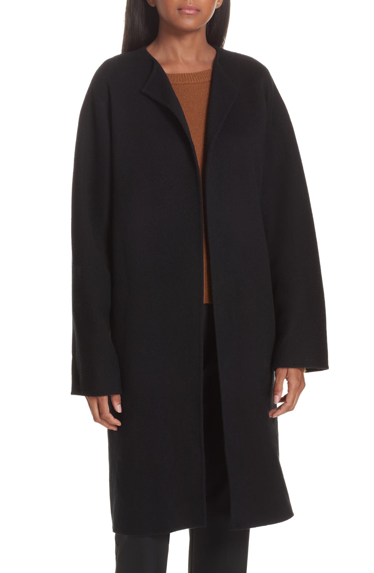 Theory | Rounded Double Face Wool & Cashmere Coat | Nordstrom Rack