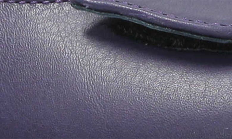 Shop Wolky Jewel Slingback Platform Sandal In Purple Leather