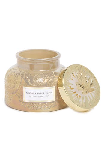 Portofino Candles Deco Garden Jar Candle In Cappuccino