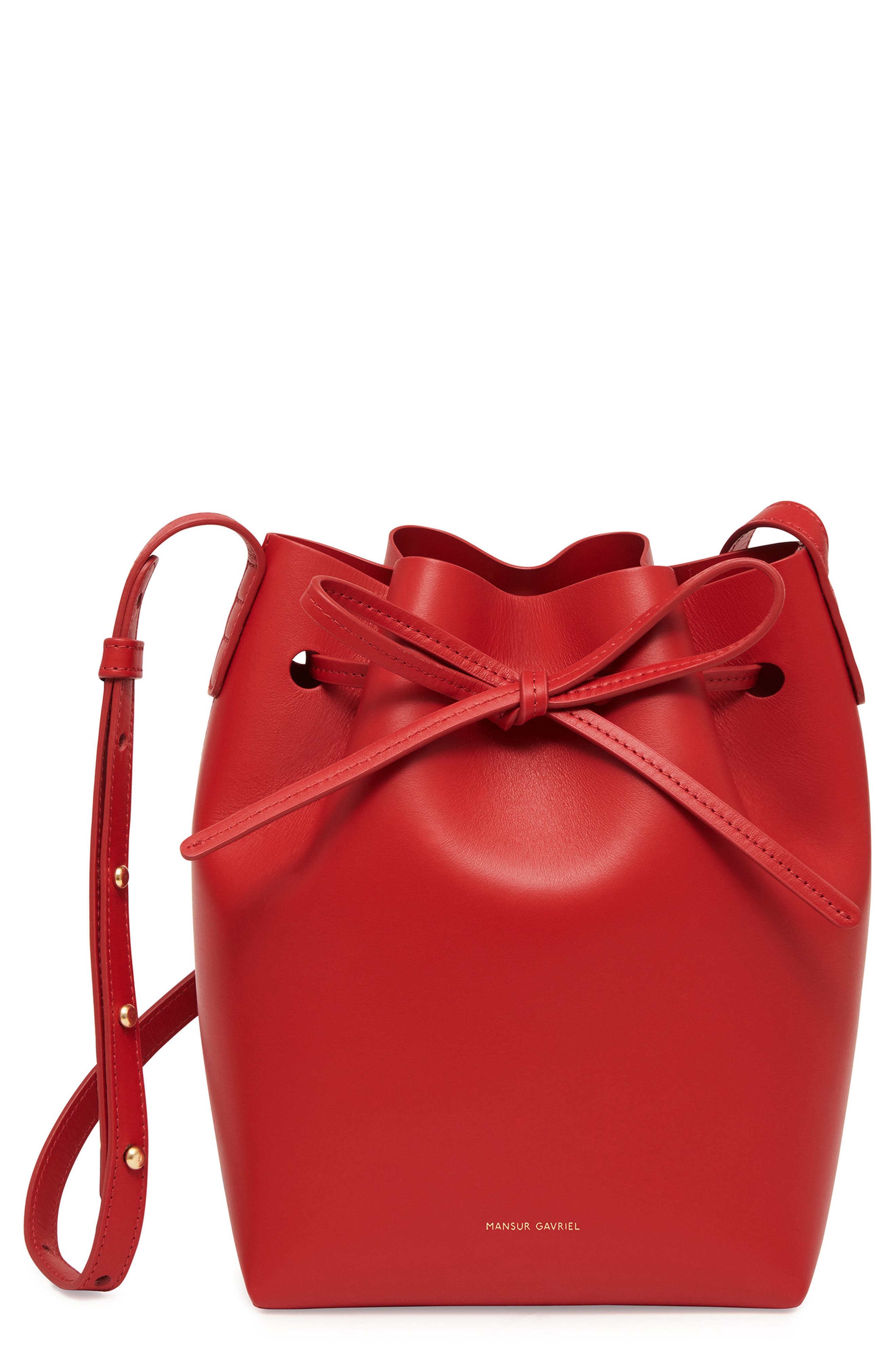 Mansur Gavriel Mini Leather Bucket Bag Nordstrom
