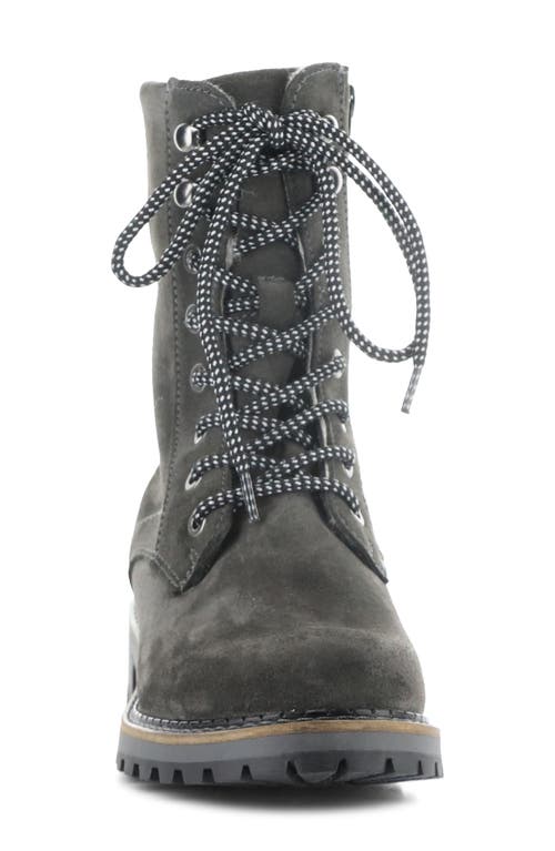 Shop Bos. & Co. Carter Waterproof Platform Boot In Grey