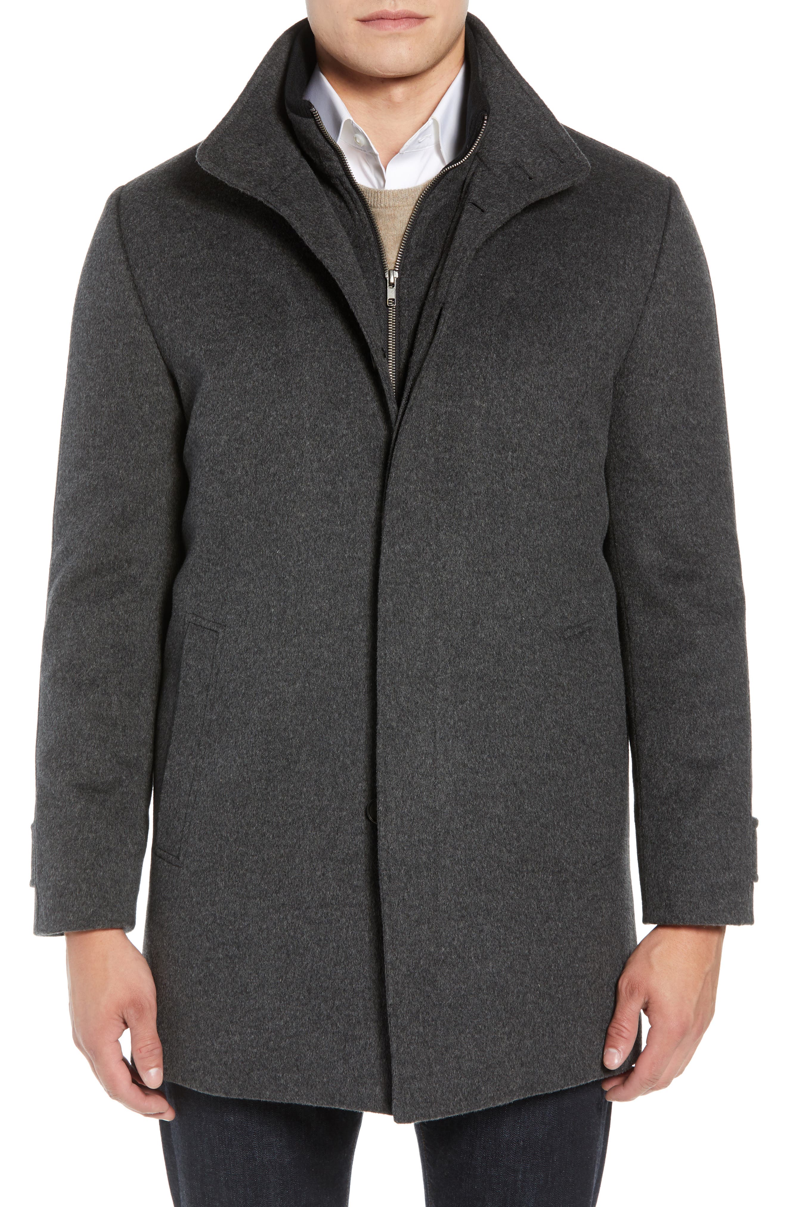 John W. Nordstrom (R) Hudson Wool Car Coat Nordstrom Rack