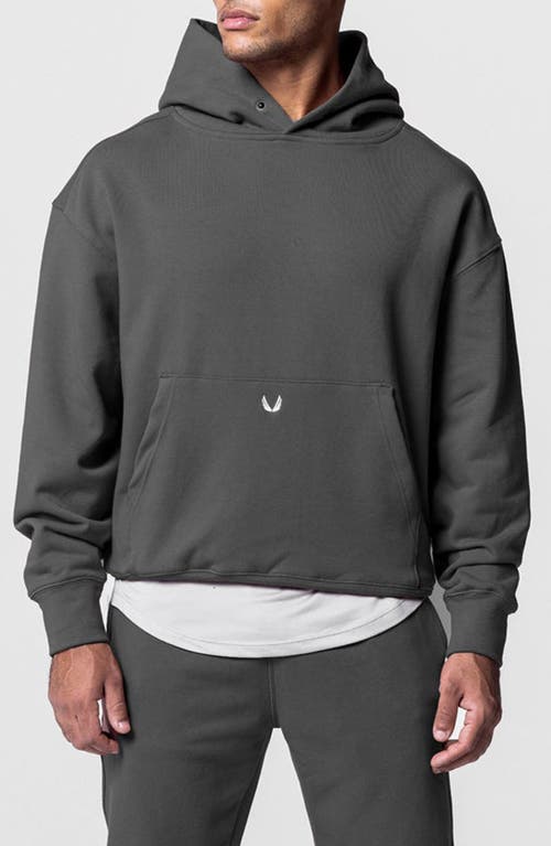 Tech-Terry Oversize Hoodie in Space Grey