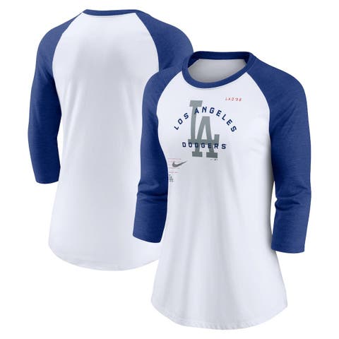 Nike Team First (MLB Los Angeles Dodgers) Women's Cropped T-Shirt.