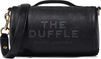 Duffle leather crossbody bag