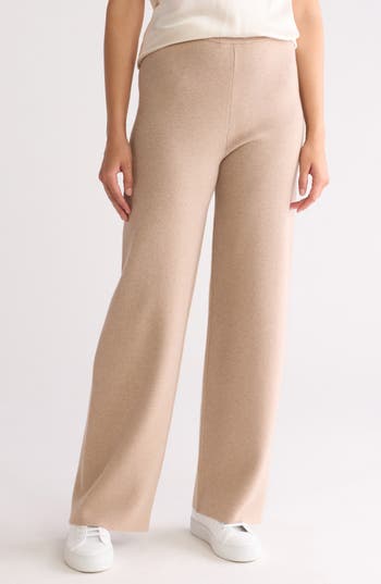 By Design Sweater Pants In Tapioca Heather