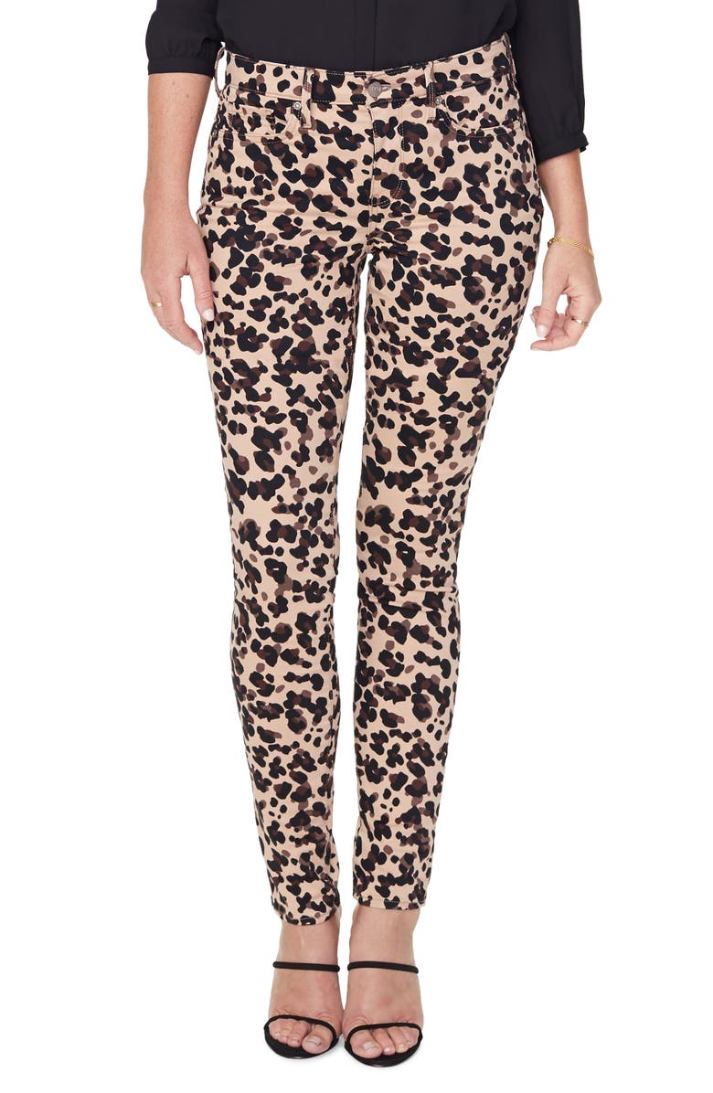 NYDJ Alina High Waist Stretch Skinny Jeans, Main, color, WILDCAT