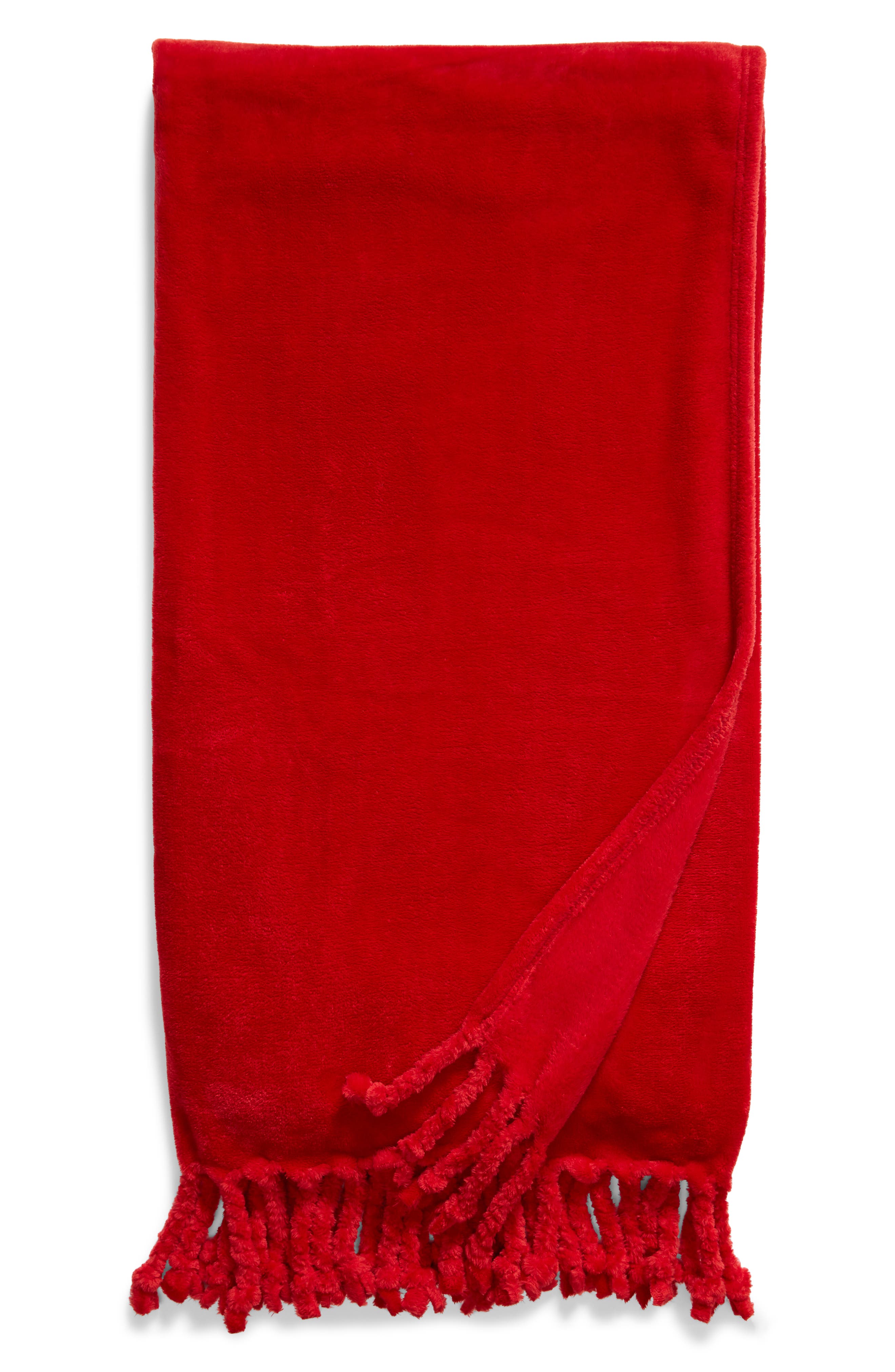 NORDSTROM AT HOME,
                            Kennebunk Bliss Plush Throw,
                            Main thumbnail 79, color,
                            609