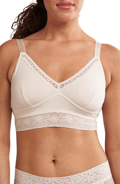 AnaOno Post-Surgery Delilah Lounge Pocketed Bralette in Ivory