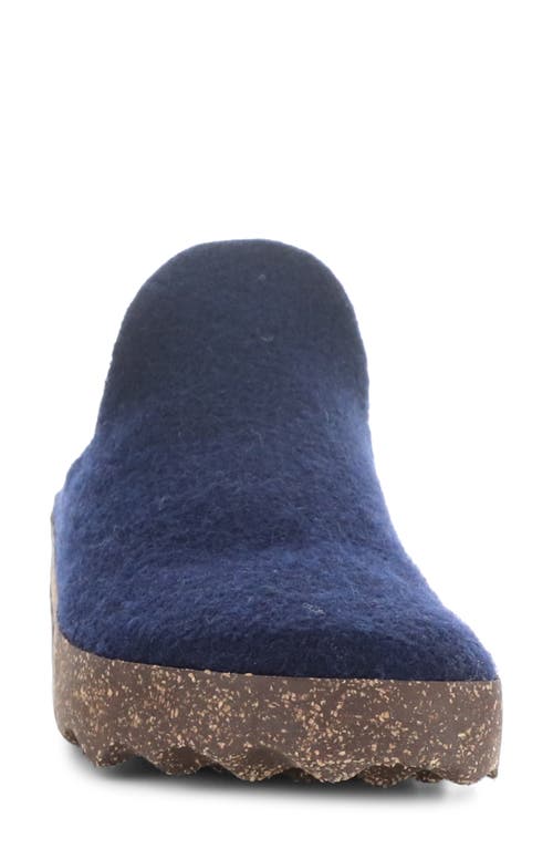 Shop Asportuguesas By Fly London Fly London Come Sneaker Mule In Navy Tweed/felt