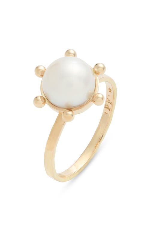 Poppy Finch Bubble Cultured Pearl Ring 14K Yellow Gold/Pearl at Nordstrom,
